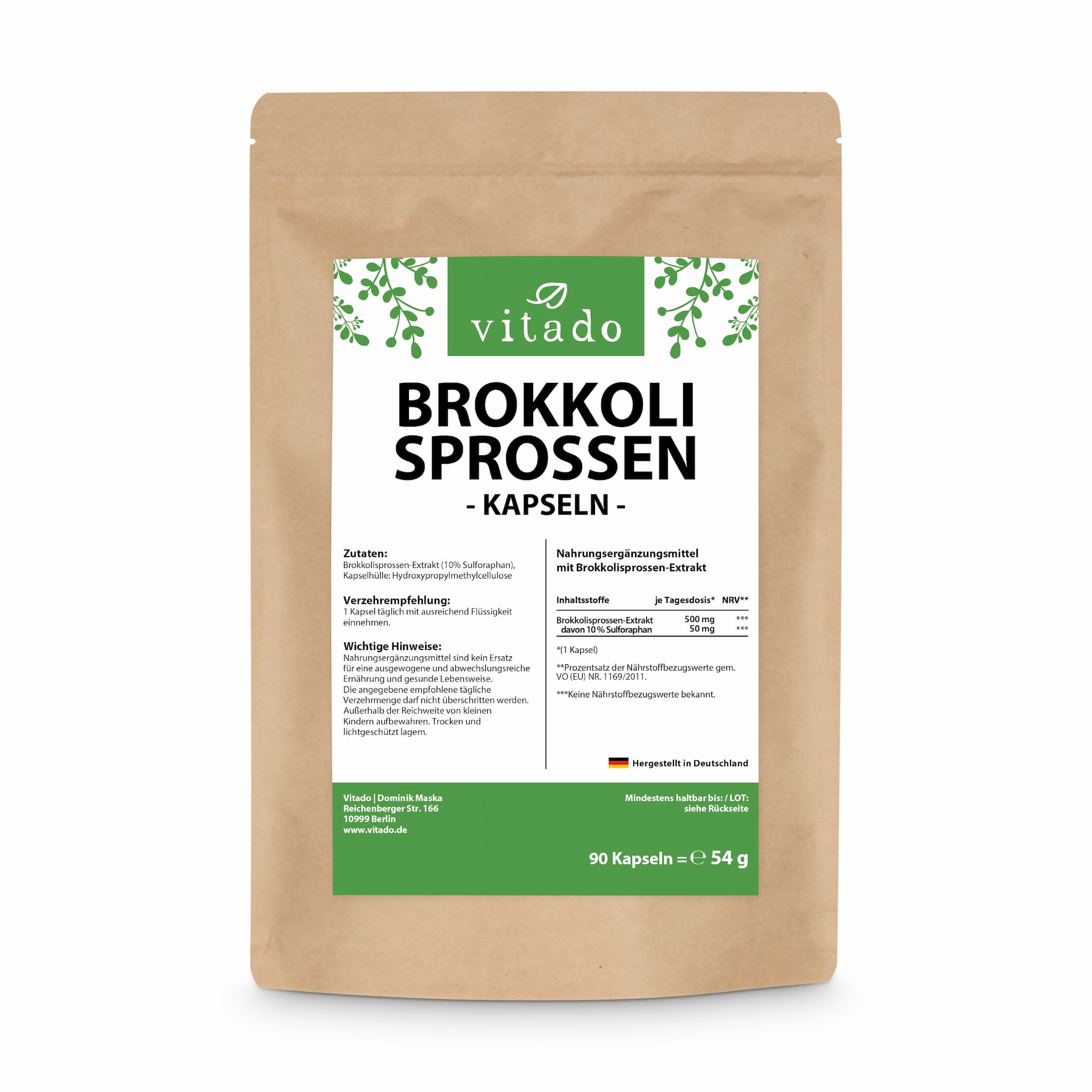 Brokkoli Sprossen Extrakt 500 mg