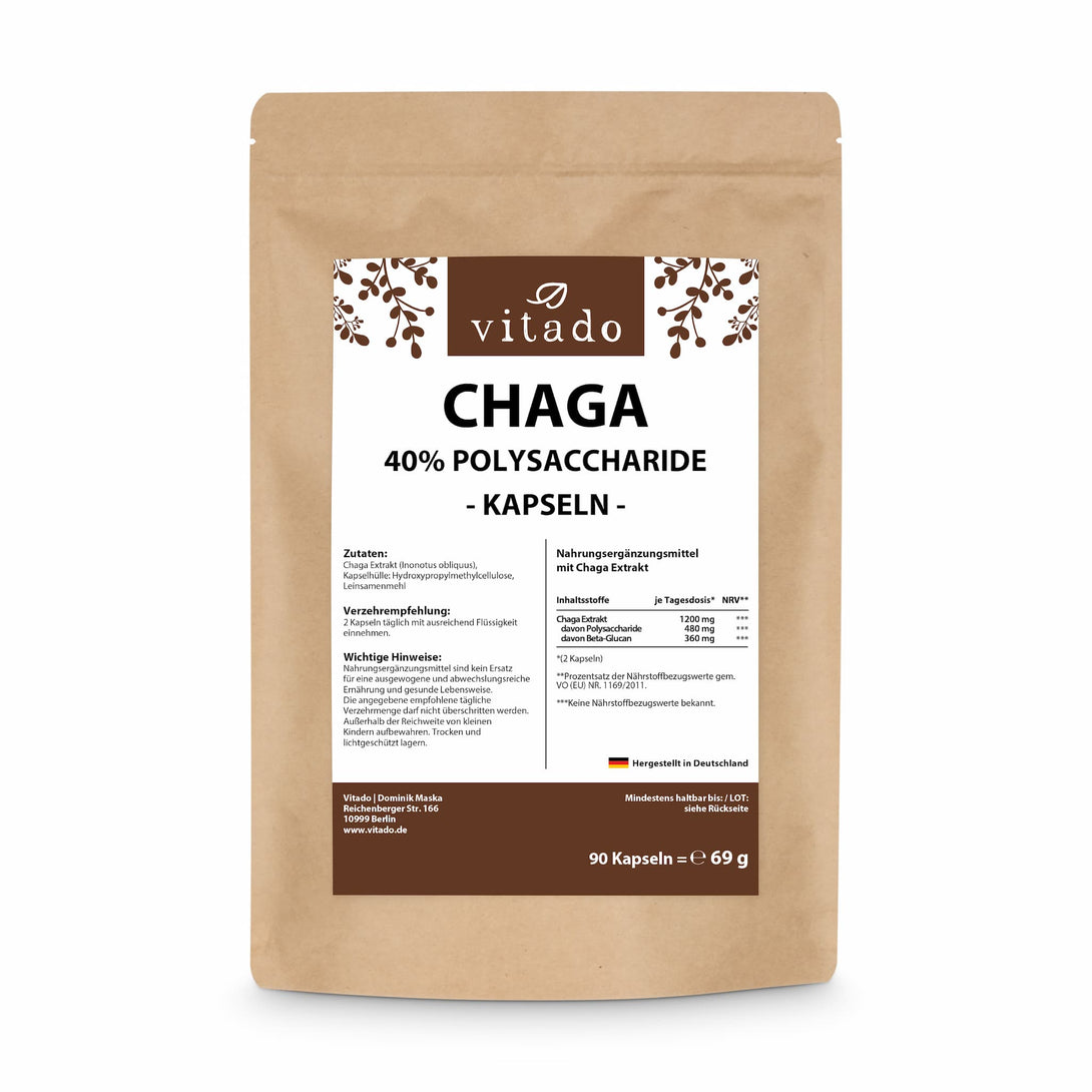 Chaga Extrakt Vitalpilz Kapseln