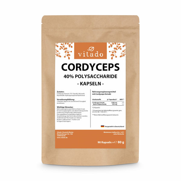 Cordyceps Extrakt Vitalpilz Kapseln