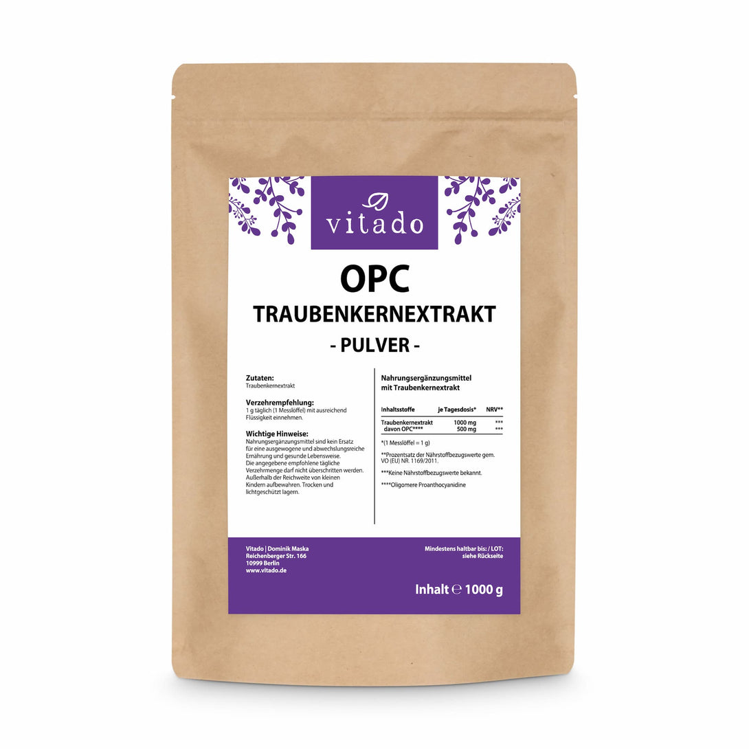 OPC Pulver 1000g aus Traubenkernextrakt