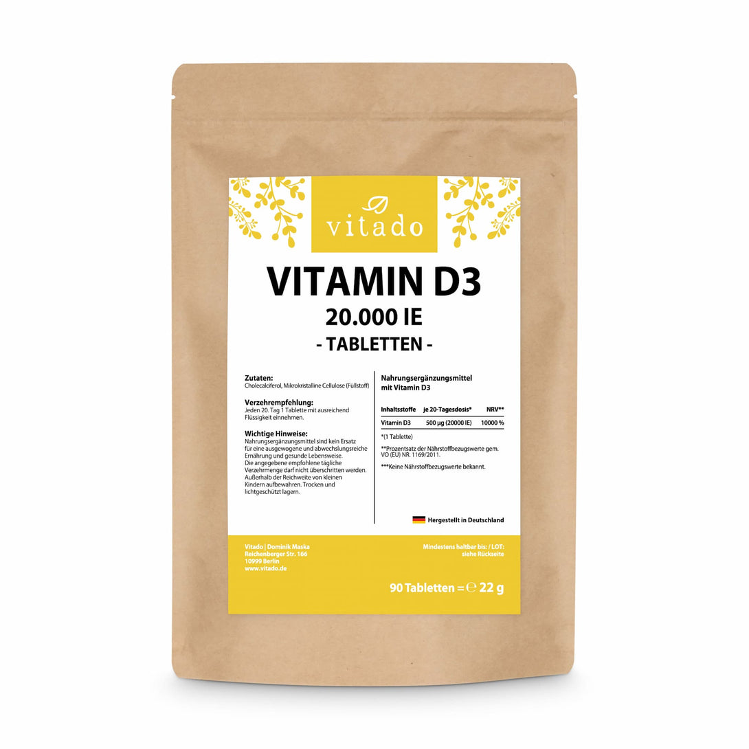 Vitamin D3 20000 Tabletten