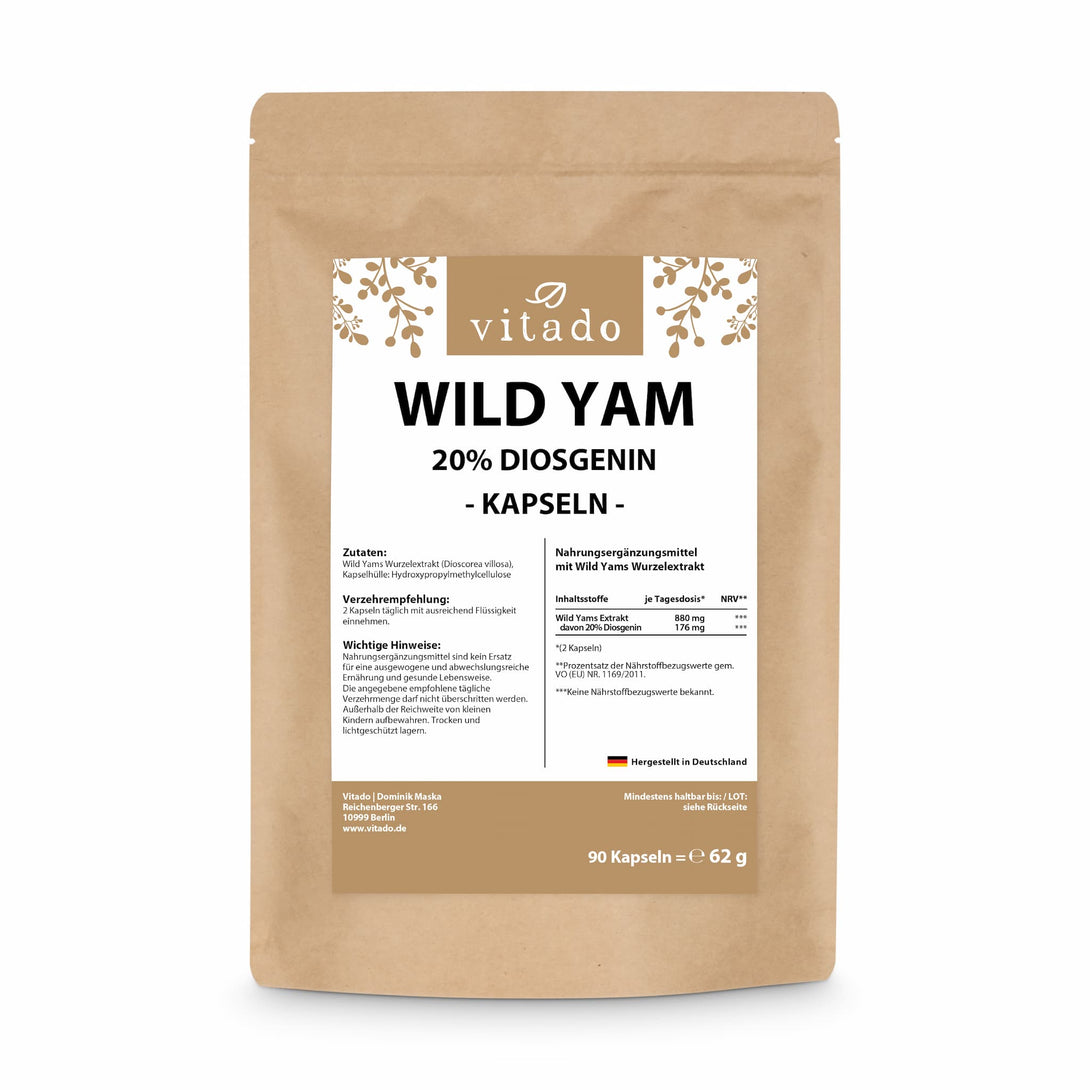 Wild Yams Wurzeletrakt Kapseln